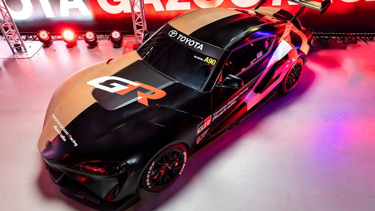 Clay Model V8 Supra Reveal at Bathurst
