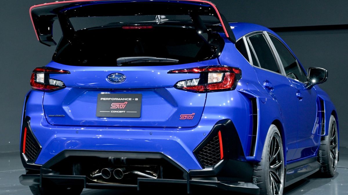 Rear of Subaru Performance-B STI concept