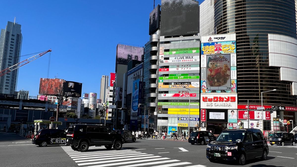 Shibuya Crossing in Tokyo Japan