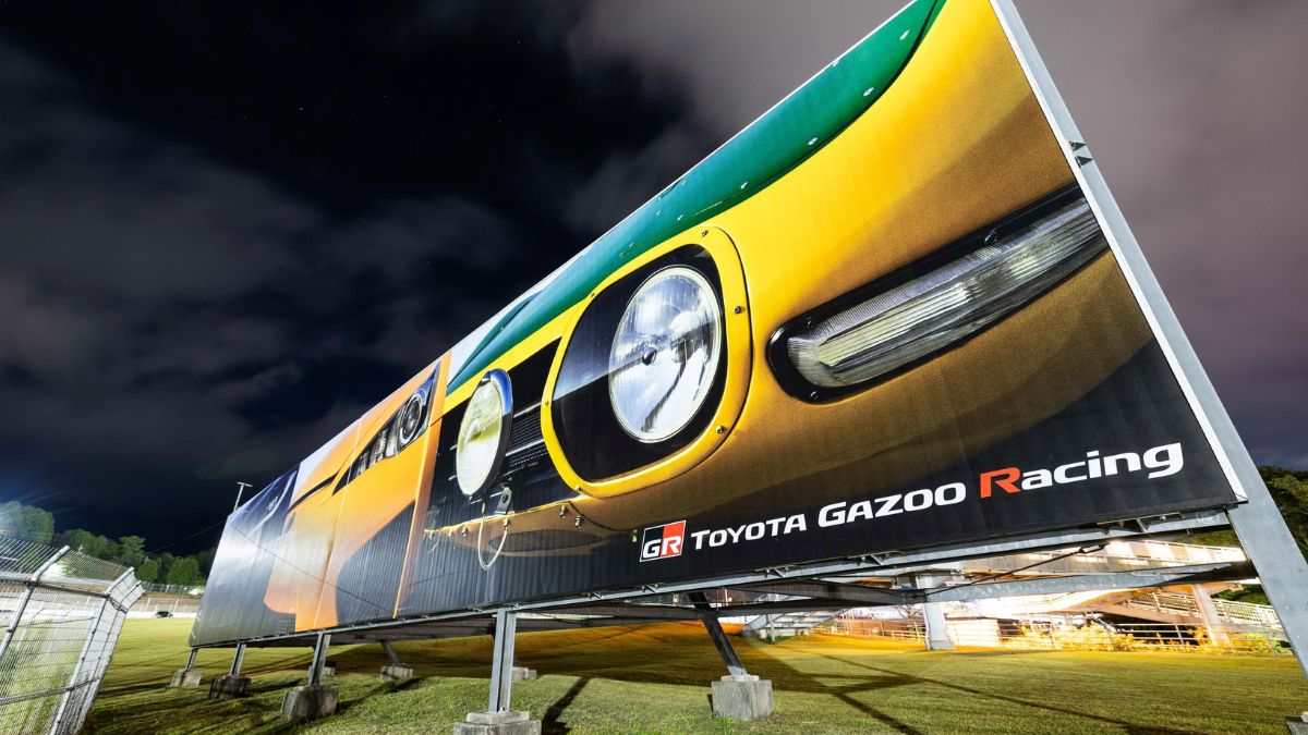 Toyota GR Billboard at Fuji Speedway