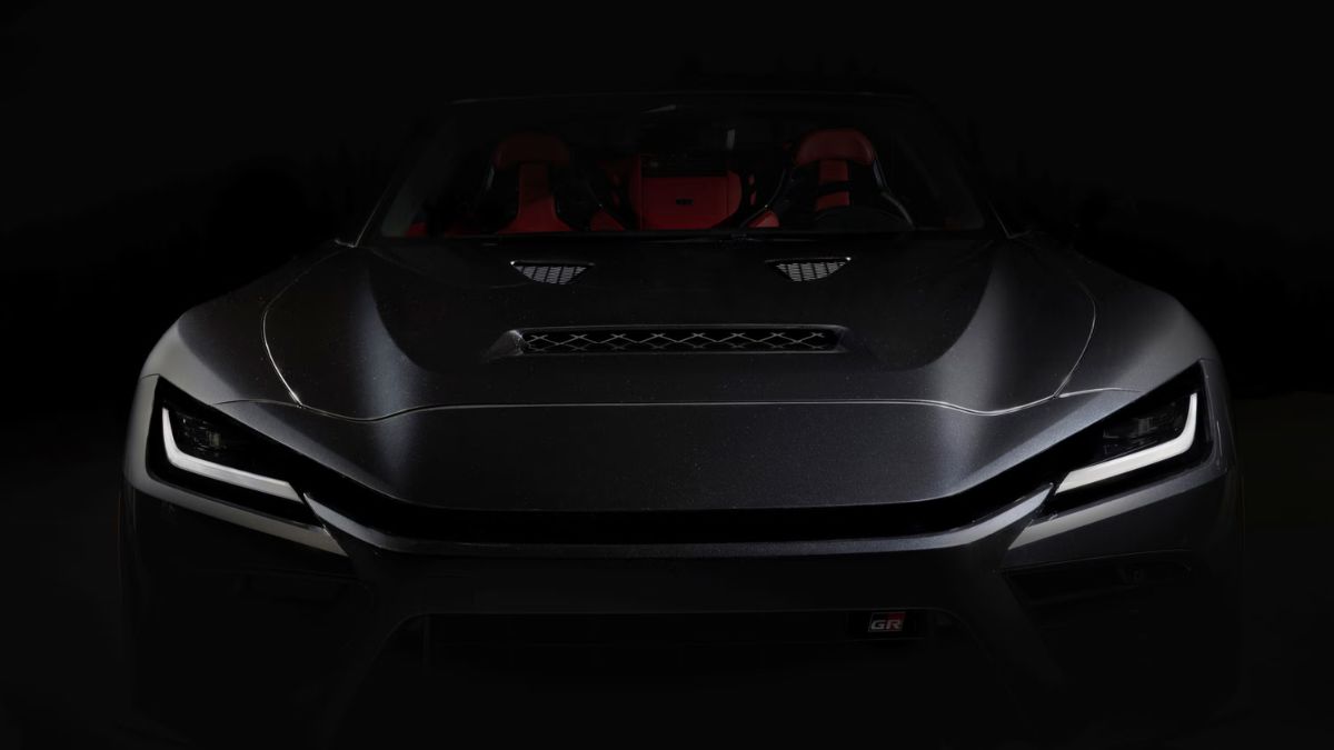 Headlights of Toyota GR GT