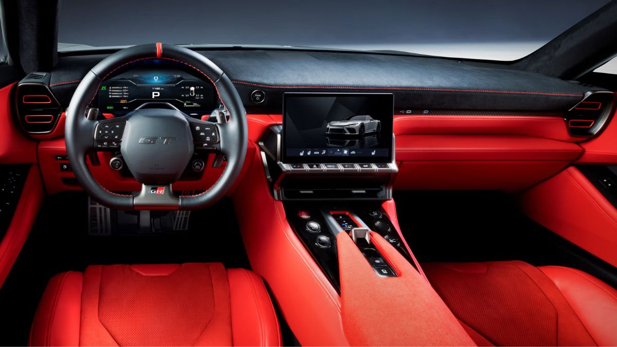 Interior of Toyota GR GT