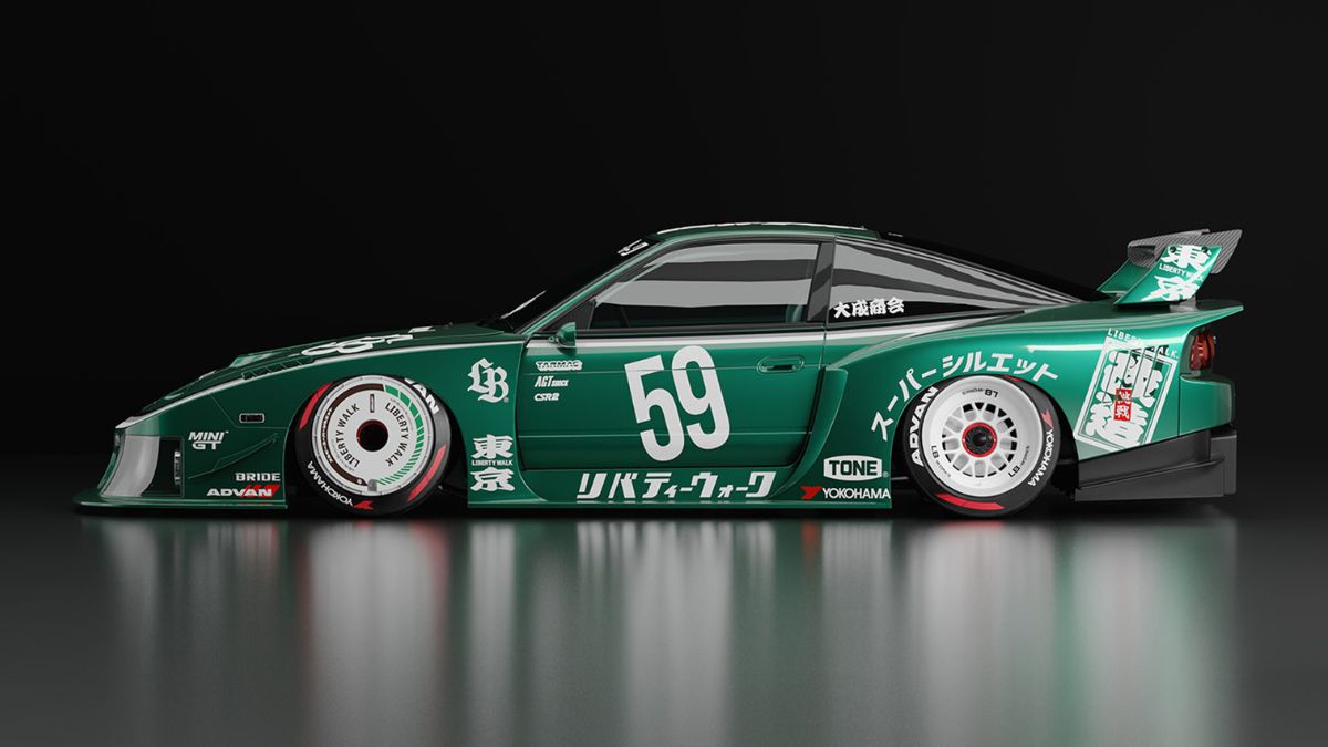 Liberty Walk LB-Super Silhouette S13 Body Kit 6