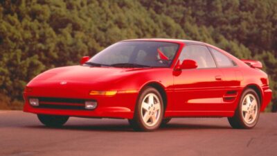 Red Toyota MR2