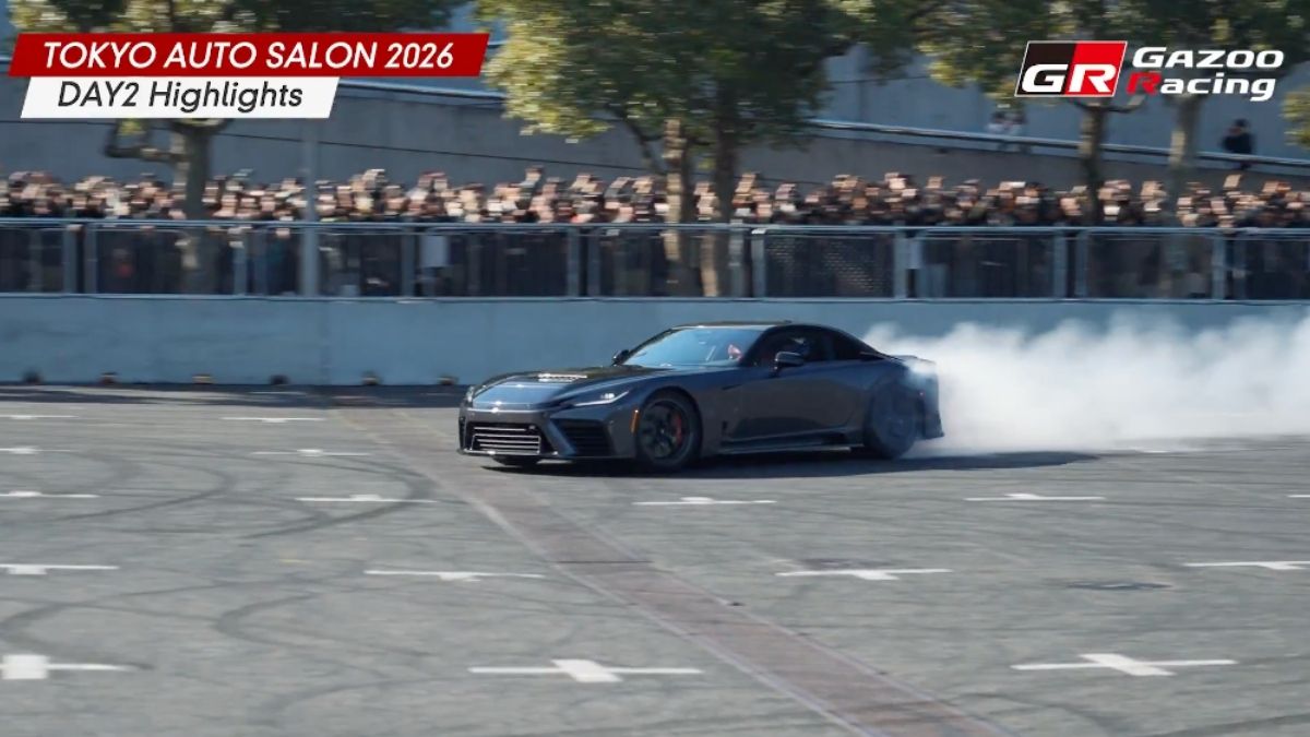 Toyota GR GT Drifting at Tokyo Auto Salon
