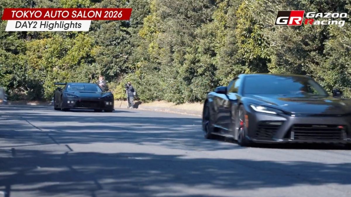 Toyota GR GT and GT3 Live Demo Tokyo Auto Salon