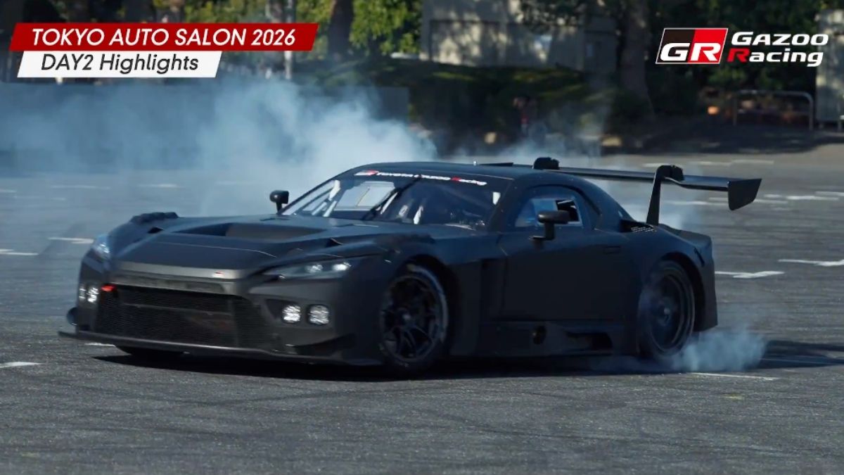 Toyota GR GT3 Drifting at Tokyo Auto Salon