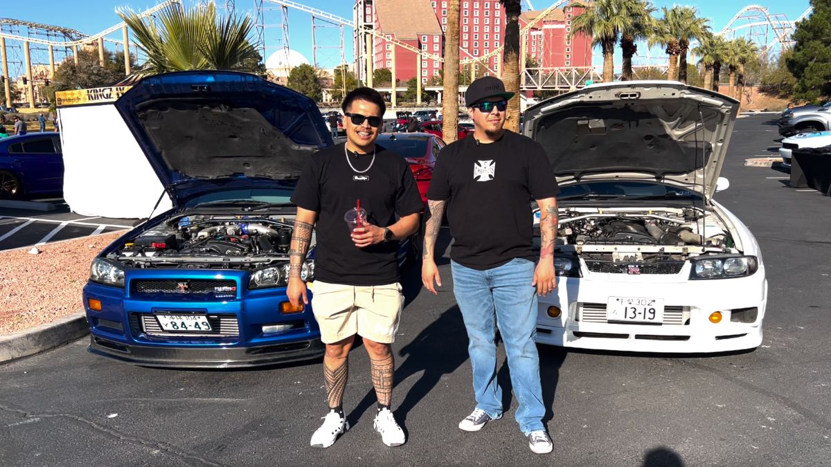 R34 and R33 Owners at at Gearhead Society Car Meet