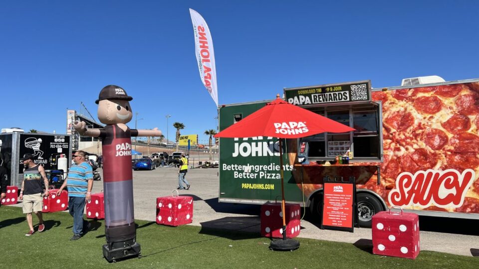 Papa John's Pizza at Vegas Drift