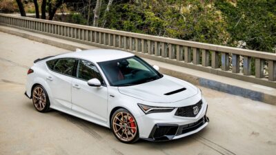 White Acura Integra Type S 3