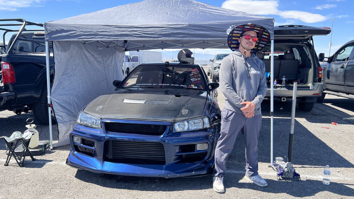 Mark Ranier Dalisay Next To His Nissan R32