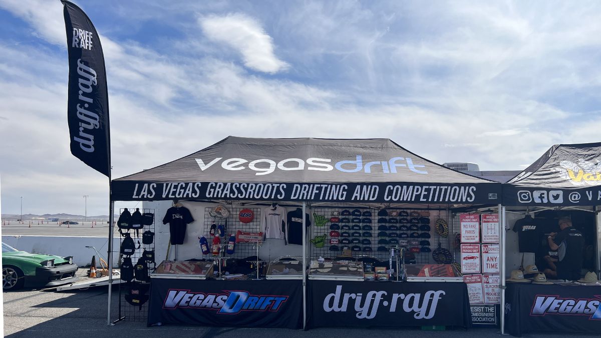 Vegas Drift Merch Booth