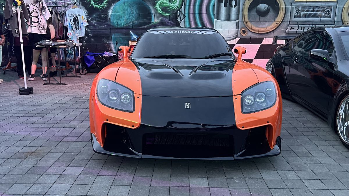 Veil Side Mazda RX7 at DRVN AFTR DRK Sung Kang Drifter Event