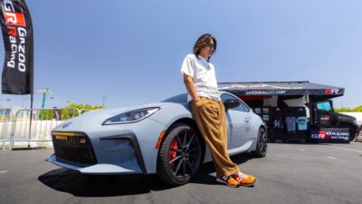 Sung Kang Next To 2027 GR86 in Thunder 2