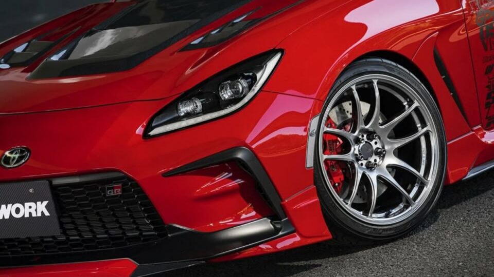 Toyota GR 86 With WORK Emotion CR Kiwami Wheels 2