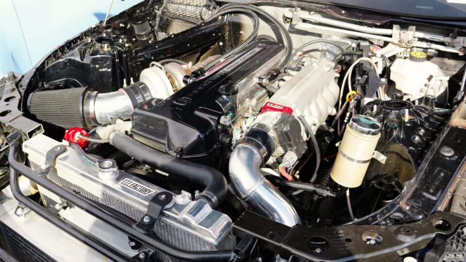 2JZ GTE VVT-i Engine inside a GR Supra