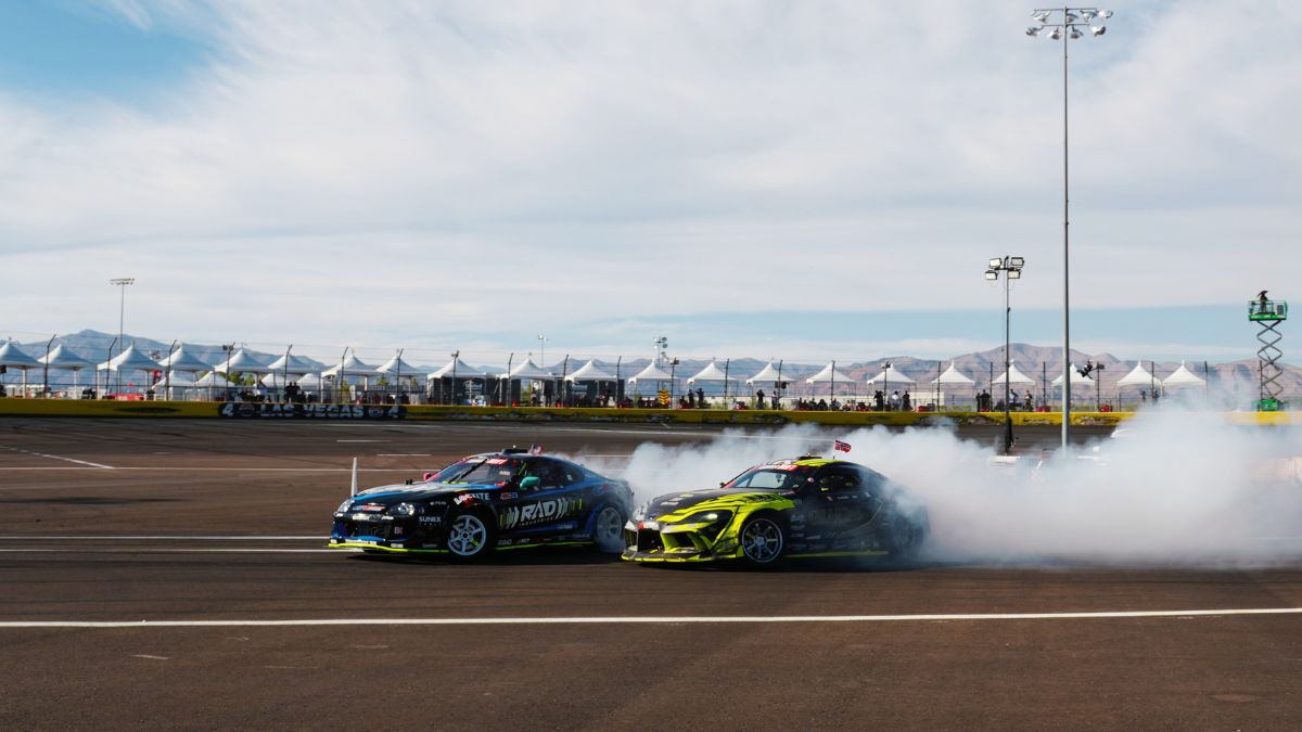 Mark IV and V Supra's Drifting at Formula Drift