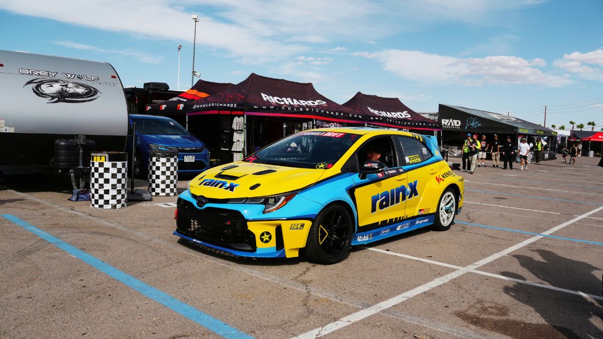 Ryan Tuerck with his GR Corolla Drift Car
