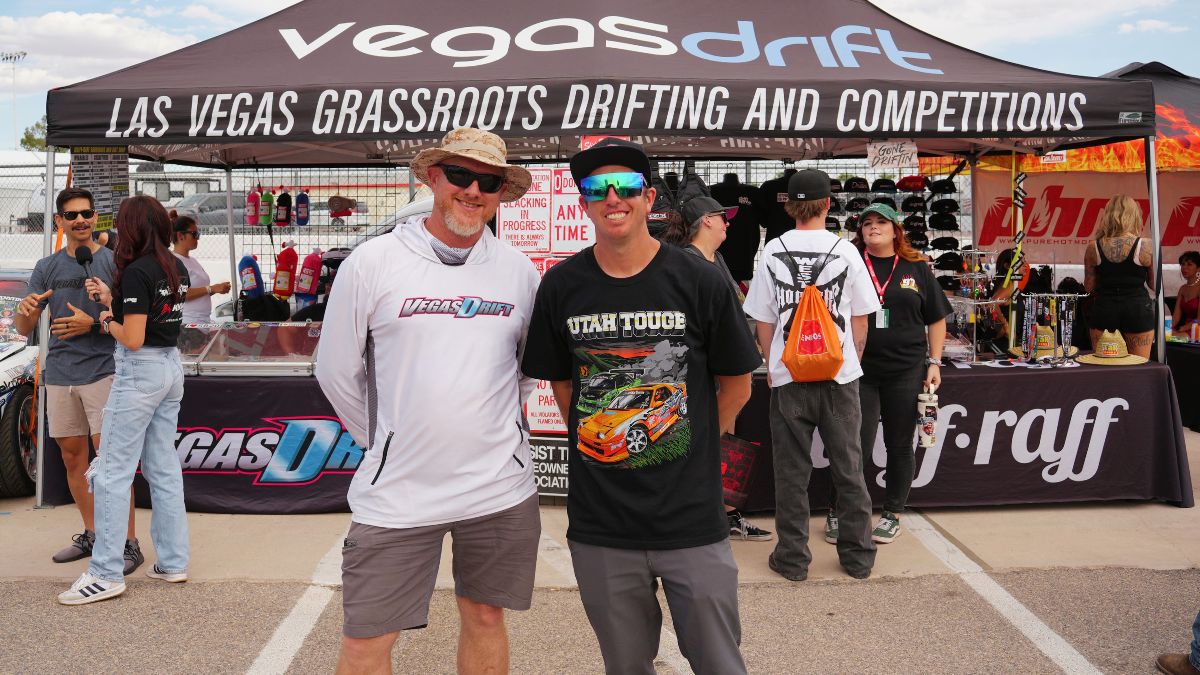 Will Pousant of Slide Through News at Vegas Drift Booth